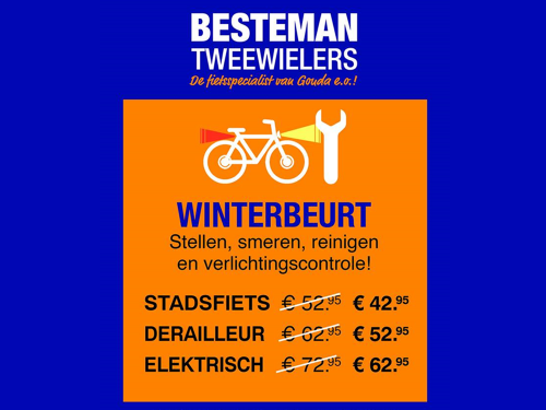 Winterbeurt - Besteman tweewielers