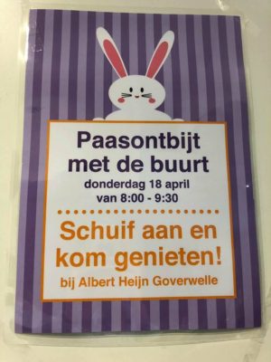 Gouda Goverwelle - Nieuws - Winkelcentrum - Paasontbijt bij Albert Heijn Goverwelle