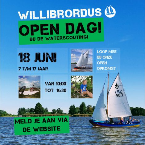 Gouda Goverwelle - Nieuws - Gouda - Open dag Waterscouting St. Willibrordus